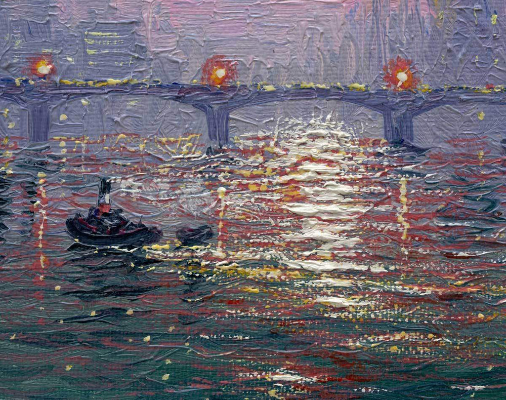 Westminster Sparkle - Original - SOLD by artist Andrew Grant Kurtis - Wyecliffe Galleries