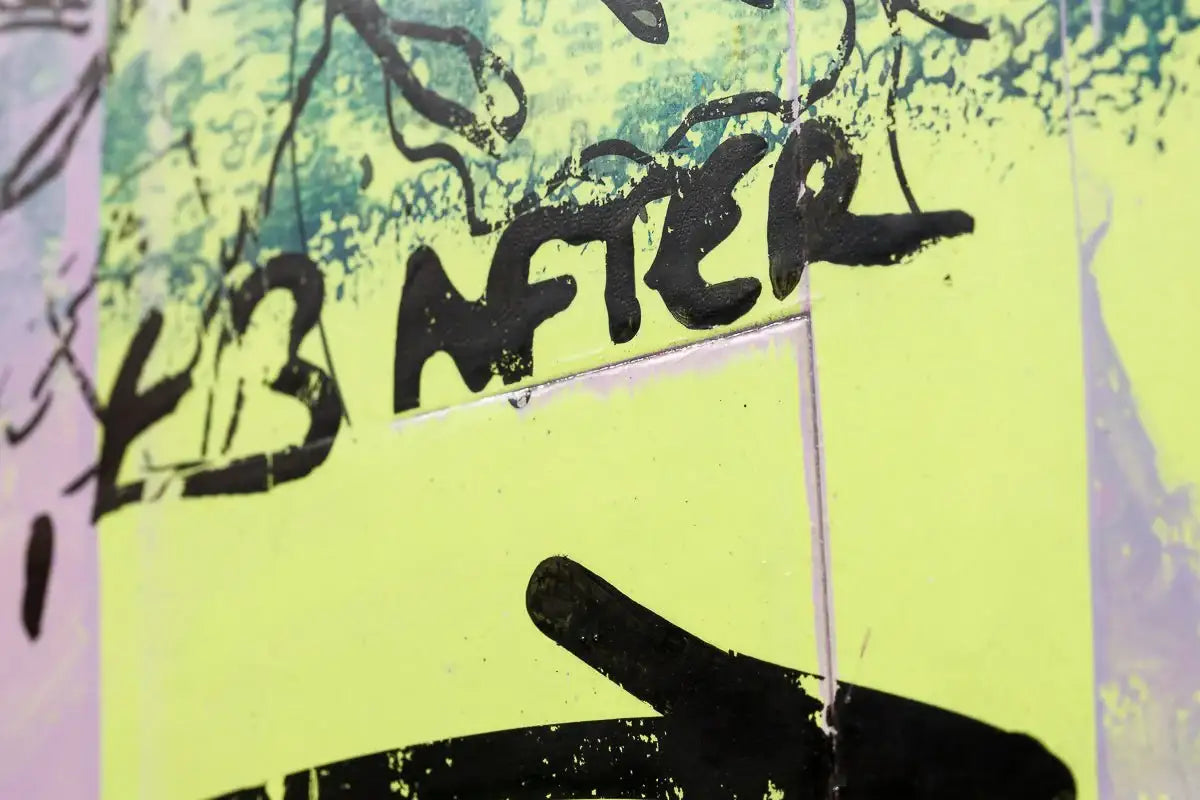 Plays Dead - Neon Beach - Original - SOLD by artist Andrew Milk - Wyecliffe Galleries