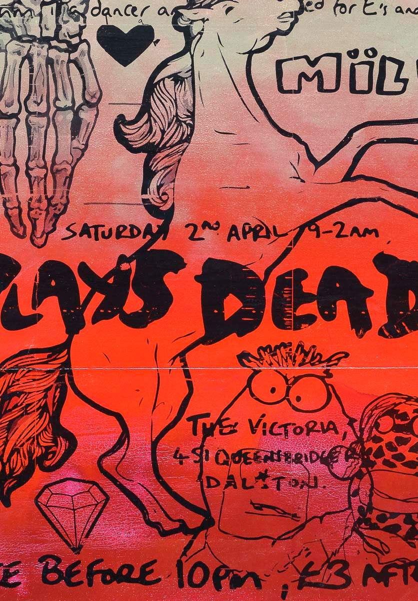 Plays Dead - Smokes and Rouge - Original - SOLD by artist Andrew Milk - Wyecliffe Galleries