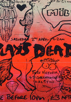 Plays Dead - Smokes and Rouge - Original - SOLD by artist Andrew Milk - Wyecliffe Galleries