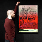 Plays Dead - Smokes and Rouge - Original - SOLD by artist Andrew Milk - Wyecliffe Galleries