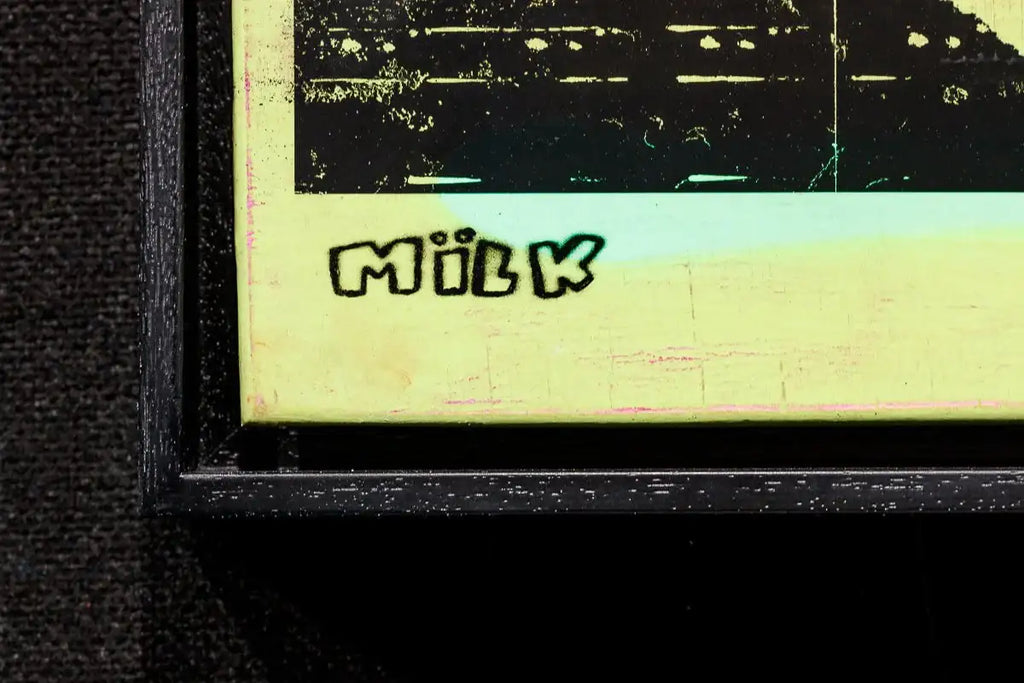 Plays Dead - Smokes and Rouge - Original - SOLD by artist Andrew Milk - Wyecliffe Galleries