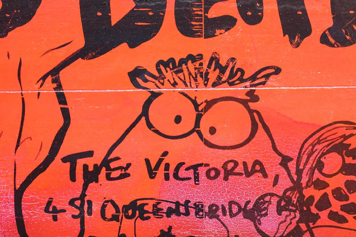 Plays Dead - Smokes and Rouge - Original - SOLD by artist Andrew Milk - Wyecliffe Galleries