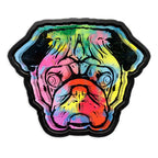 Pug Face - Rainbow Road - Original - SOLD by artist Andrew Milk - Wyecliffe Galleries