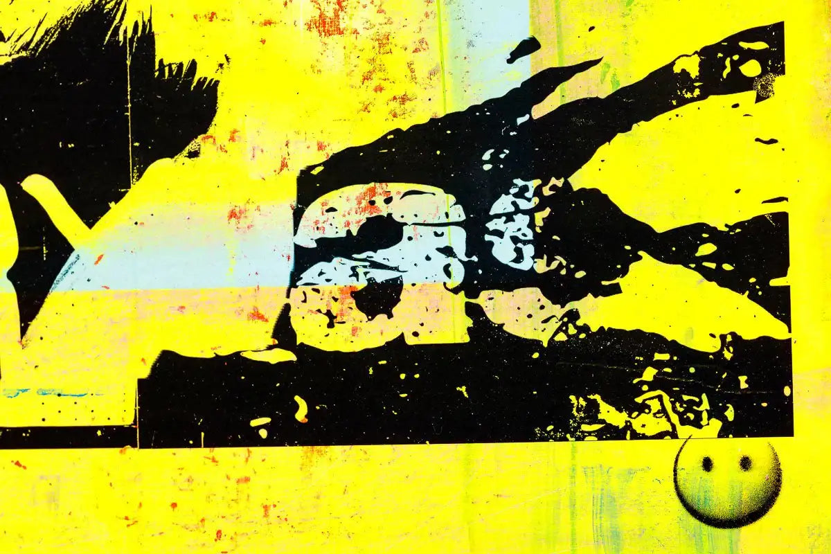 Secret Warehouse Art Show - Fruit Cocktail - Original - SOLD by artist Andrew Milk - Wyecliffe Galleries