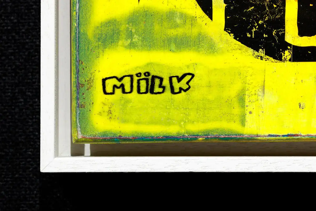 Secret Warehouse Art Show - Fruit Cocktail - Original - SOLD by artist Andrew Milk - Wyecliffe Galleries