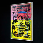 Secret Warehouse Art Show - Fruit Cocktail - Original - SOLD by artist Andrew Milk - Wyecliffe Galleries