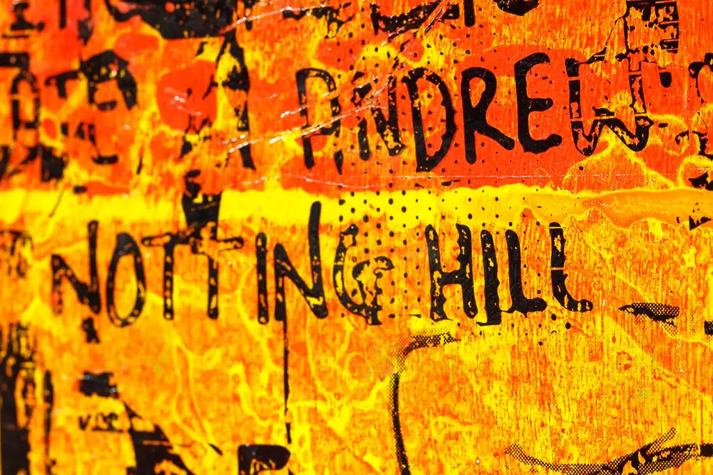 Secret Warehouse Art Show - Rusted Nail - Original - SOLD by artist Andrew Milk - Wyecliffe Galleries