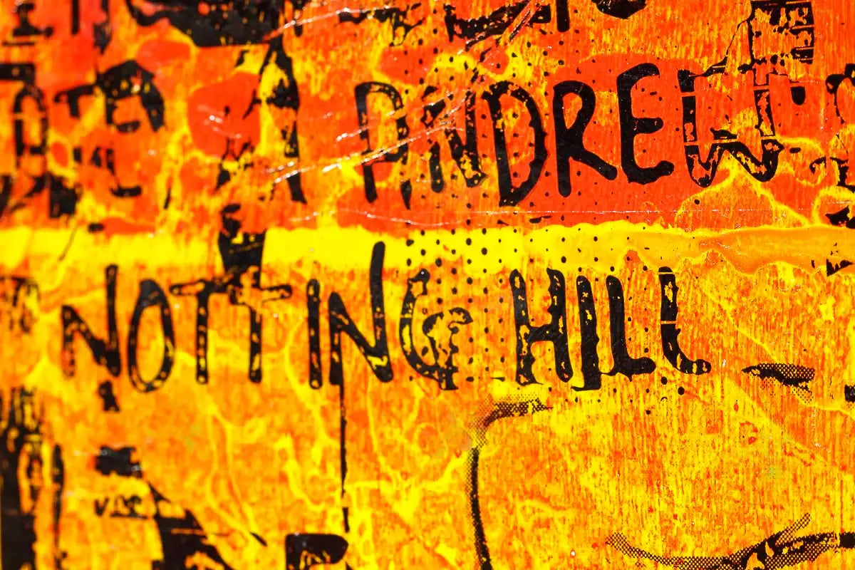 Secret Warehouse Art Show - Rusted Nail - Original - SOLD by artist Andrew Milk - Wyecliffe Galleries