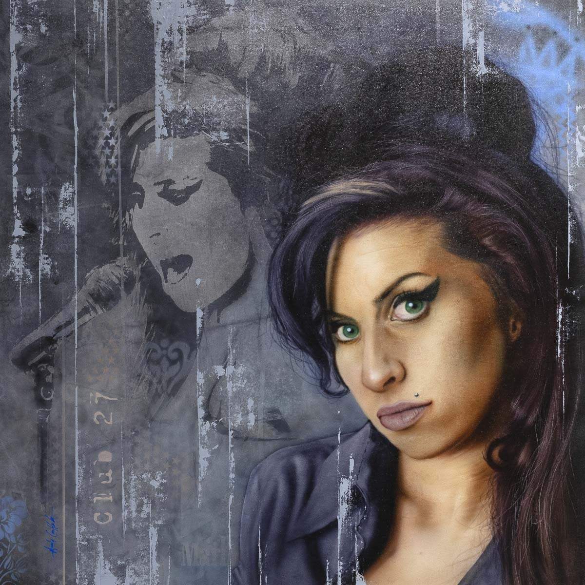 Valerie - Original - SOLD by artist Andy Caddick - Wyecliffe Galleries