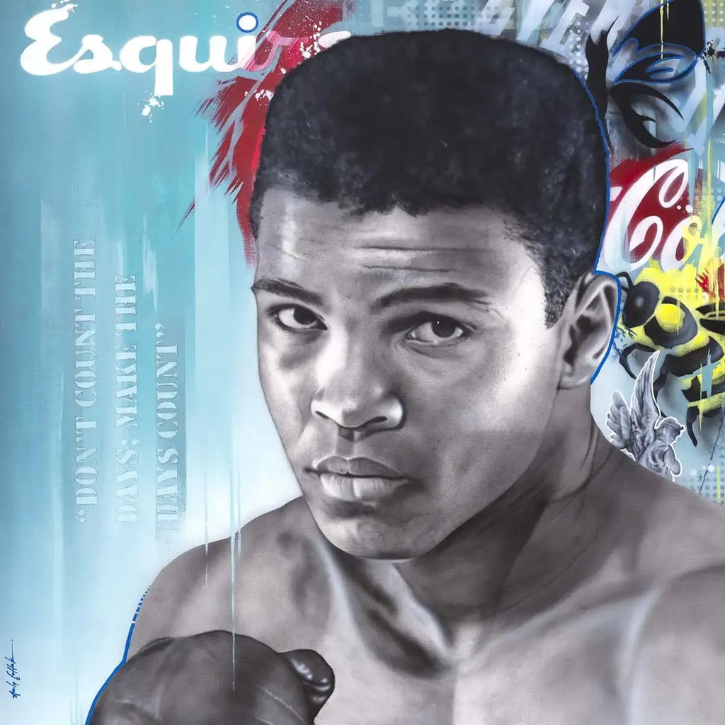 We Can't Be Brave Without Fear - Original - SOLD by artist Andy Caddick - Wyecliffe Galleries