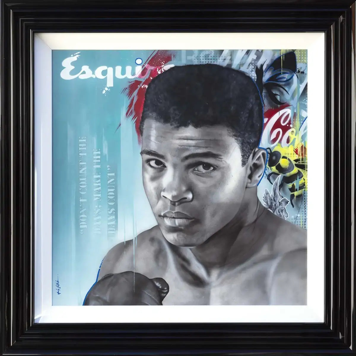 We Can't Be Brave Without Fear - Original - SOLD by artist Andy Caddick - Wyecliffe Galleries