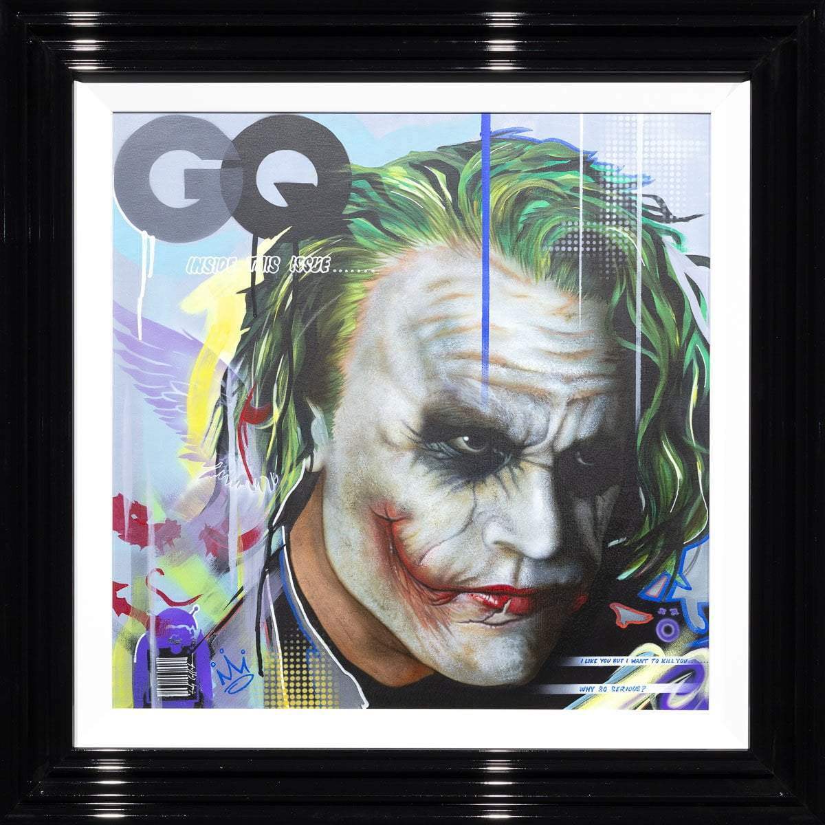 Why So Serious - Original - SOLD by artist Andy Caddick - Wyecliffe Galleries