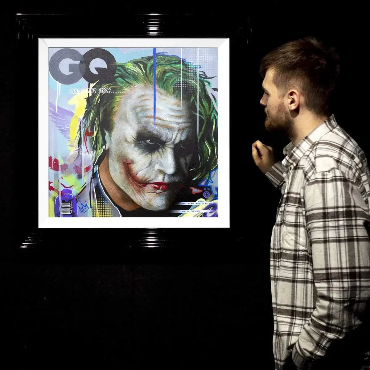 Why So Serious - Original - SOLD by artist Andy Caddick - Wyecliffe Galleries