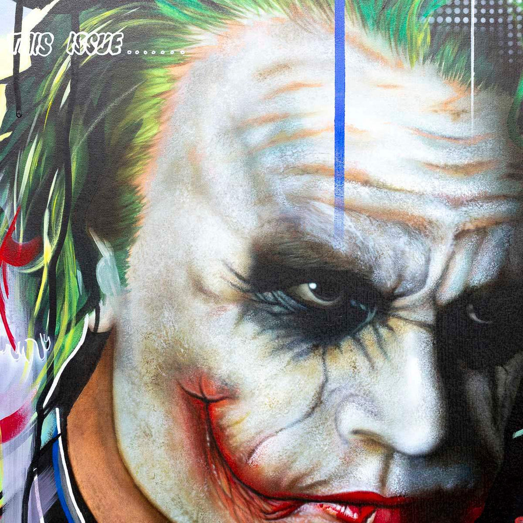 Why So Serious - Original - SOLD by artist Andy Caddick - Wyecliffe Galleries