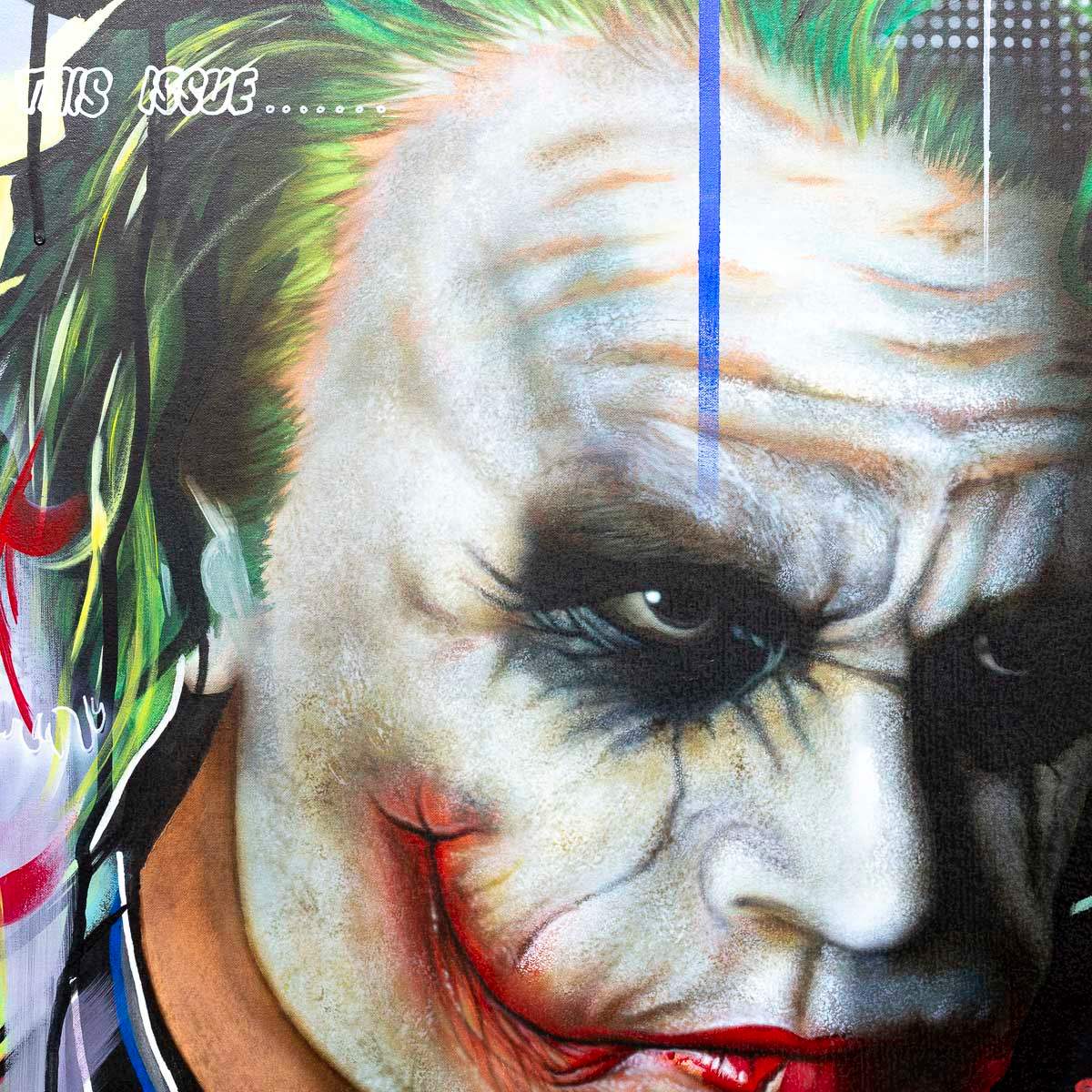 Why So Serious - Original - SOLD by artist Andy Caddick - Wyecliffe Galleries