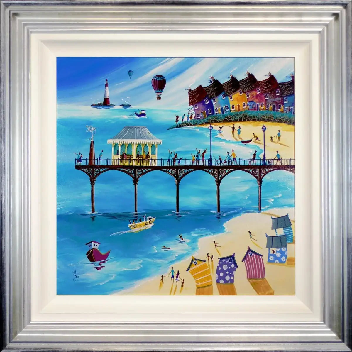 Above and Beside the Waves - SOLD by artist Anne Blundell - Wyecliffe Galleries