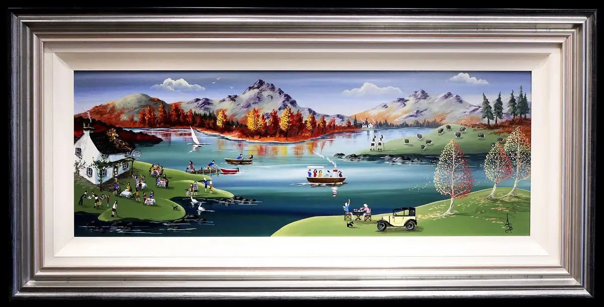 Afternoon Tea Break - SOLD by artist Anne Blundell - Wyecliffe Galleries