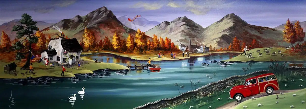 Autumn Weekend - SOLD by artist Anne Blundell - Wyecliffe Galleries