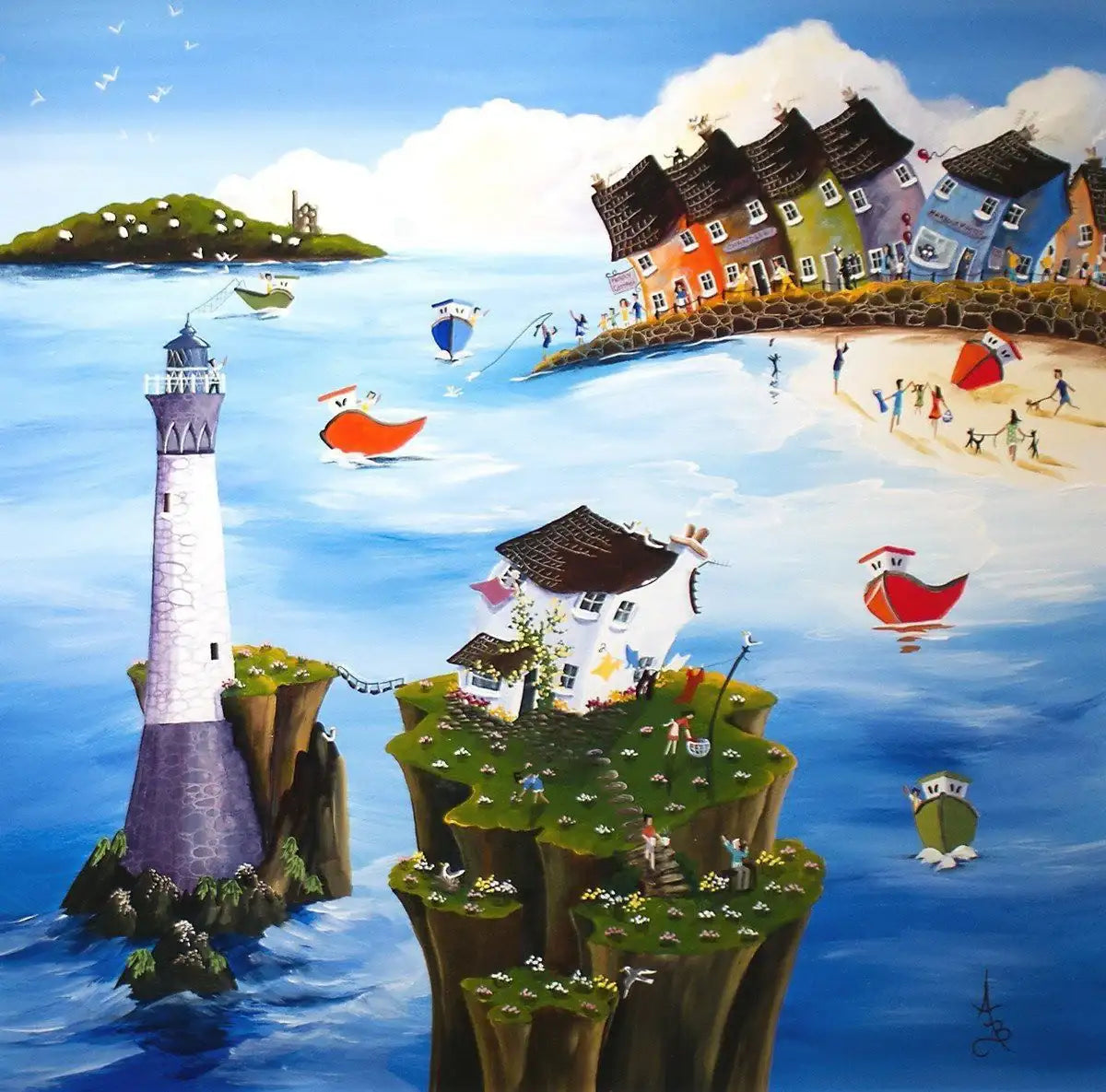 Blustery Day - SOLD by artist Anne Blundell - Wyecliffe Galleries