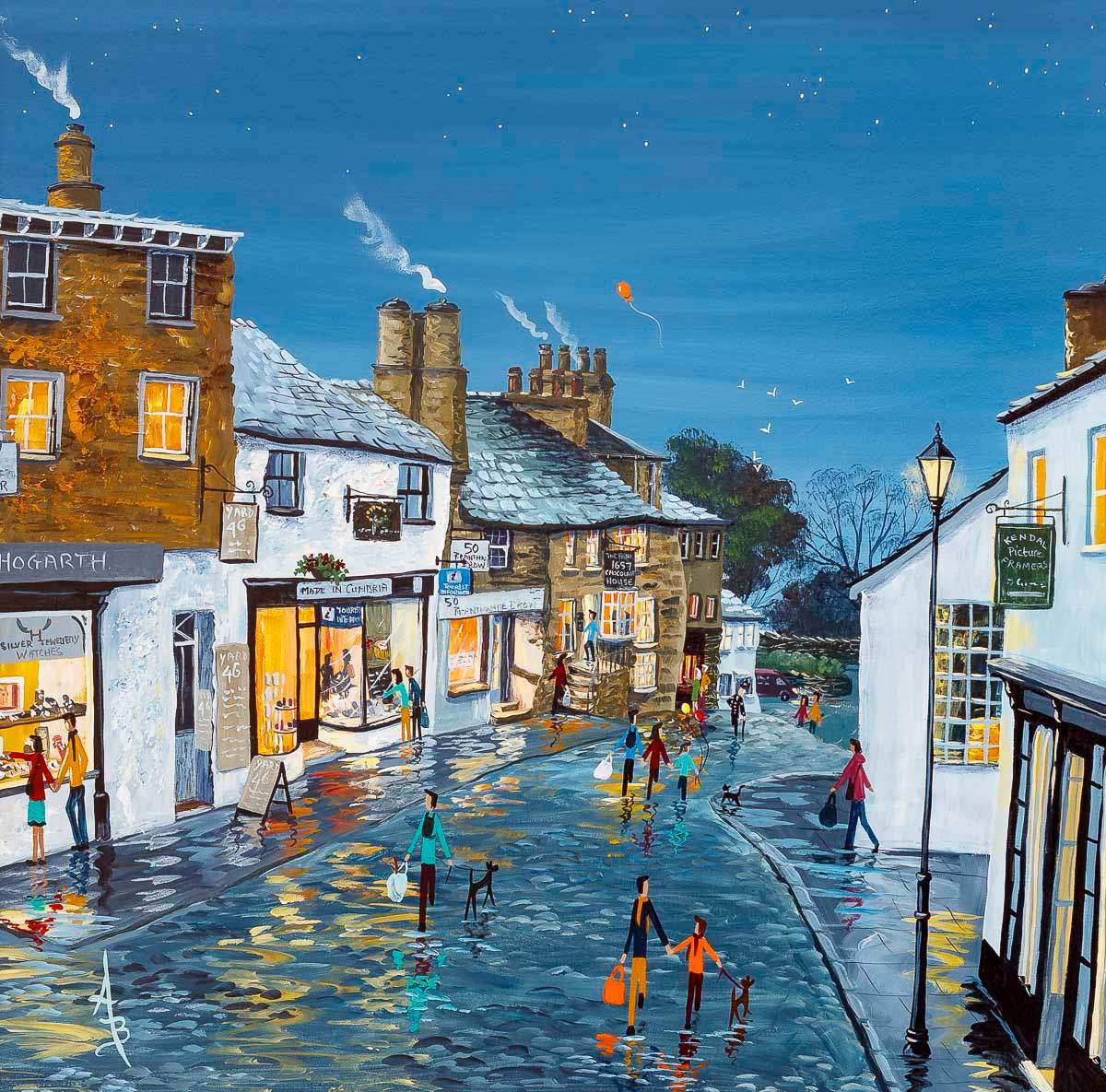 Branthwaite Brow Kendal - Original - SOLD by artist Anne Blundell - Wyecliffe Galleries