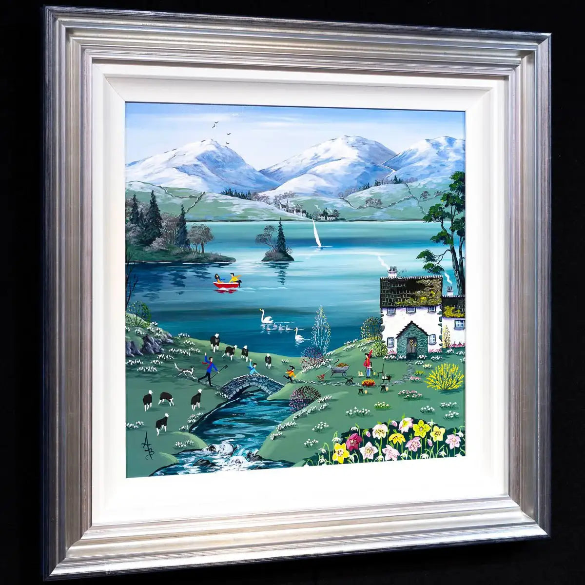 Buttered Crumpets and a Touch of Spring - Original - SOLD by artist Anne Blundell - Wyecliffe Galleries