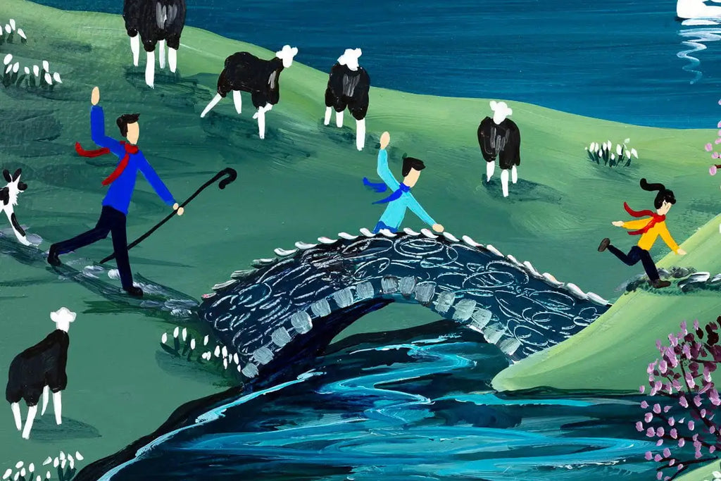 Buttered Crumpets and a Touch of Spring - Original - SOLD by artist Anne Blundell - Wyecliffe Galleries