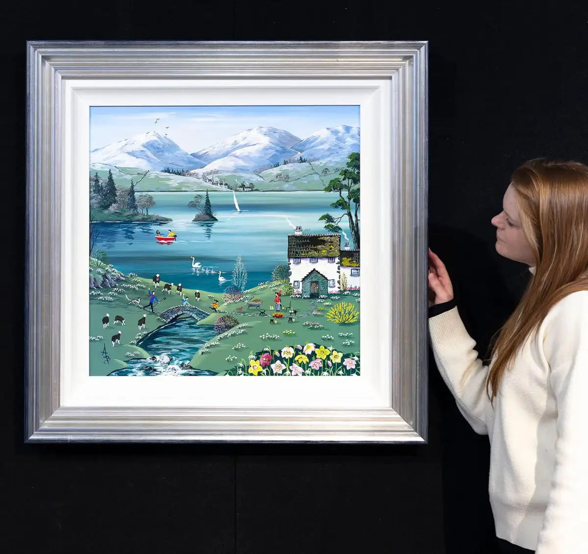 Buttered Crumpets and a Touch of Spring - Original - SOLD by artist Anne Blundell - Wyecliffe Galleries