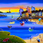 Clifftop Dance - Original - SOLD by artist Anne Blundell - Wyecliffe Galleries