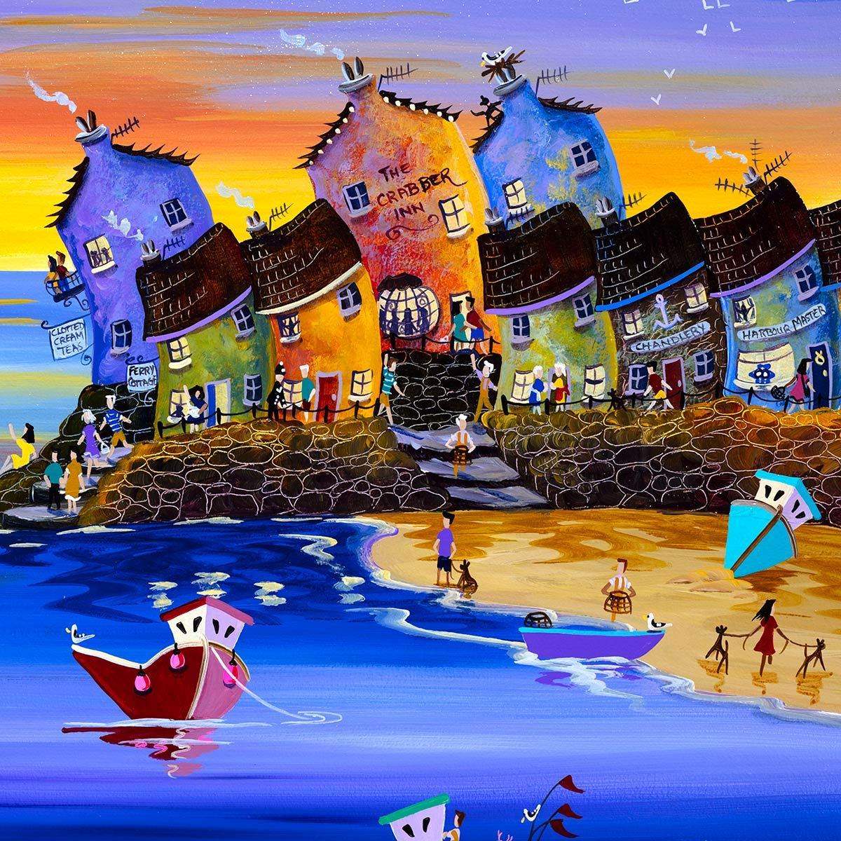 Clifftop Dance - Original - SOLD by artist Anne Blundell - Wyecliffe Galleries