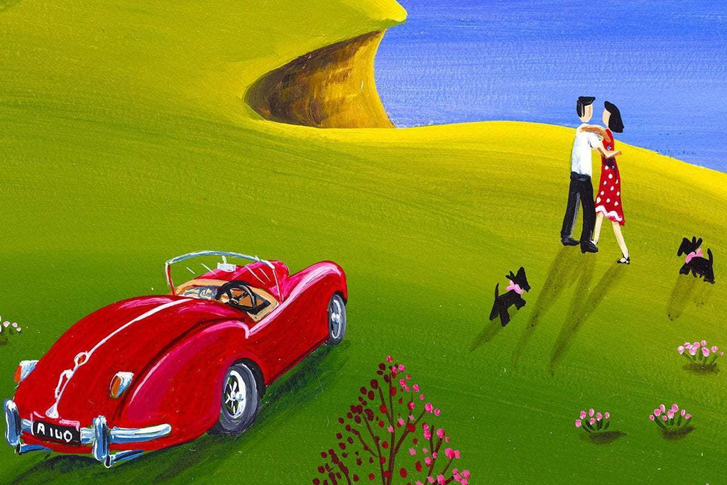 Clifftop Dance - Original - SOLD by artist Anne Blundell - Wyecliffe Galleries