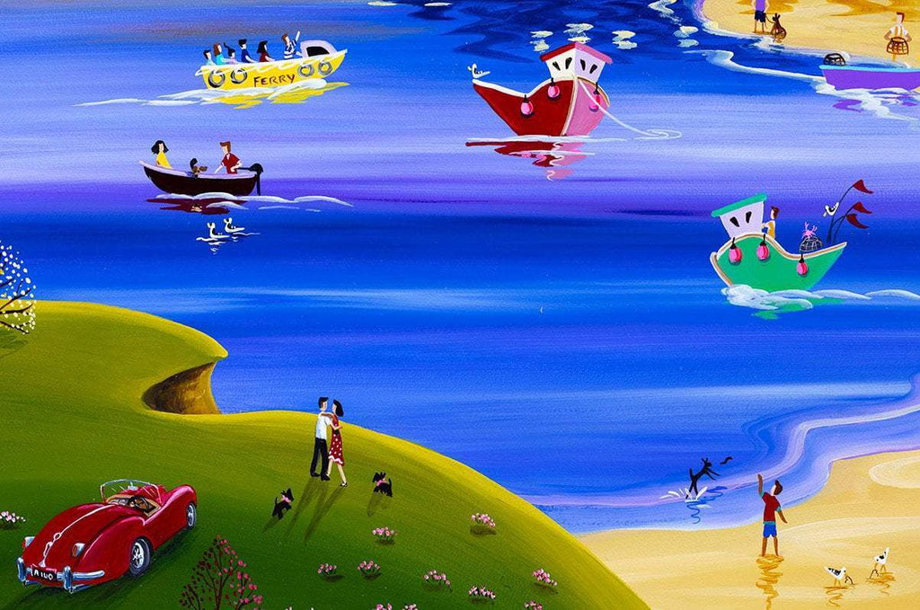 Clifftop Dance - Original - SOLD by artist Anne Blundell - Wyecliffe Galleries