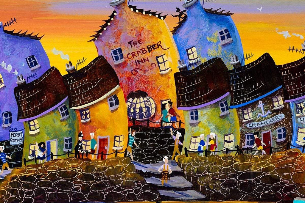 Clifftop Dance - Original - SOLD by artist Anne Blundell - Wyecliffe Galleries