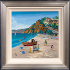 Crab Catch, Budleigh Salterton - SOLD by artist Anne Blundell - Wyecliffe Galleries