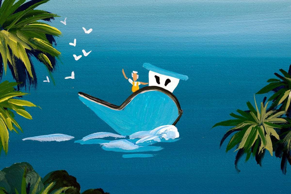 Daffodil Pickers Lunch - Original - SOLD by artist Anne Blundell - Wyecliffe Galleries