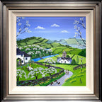 Damson Blossom - SOLD by artist Anne Blundell - Wyecliffe Galleries