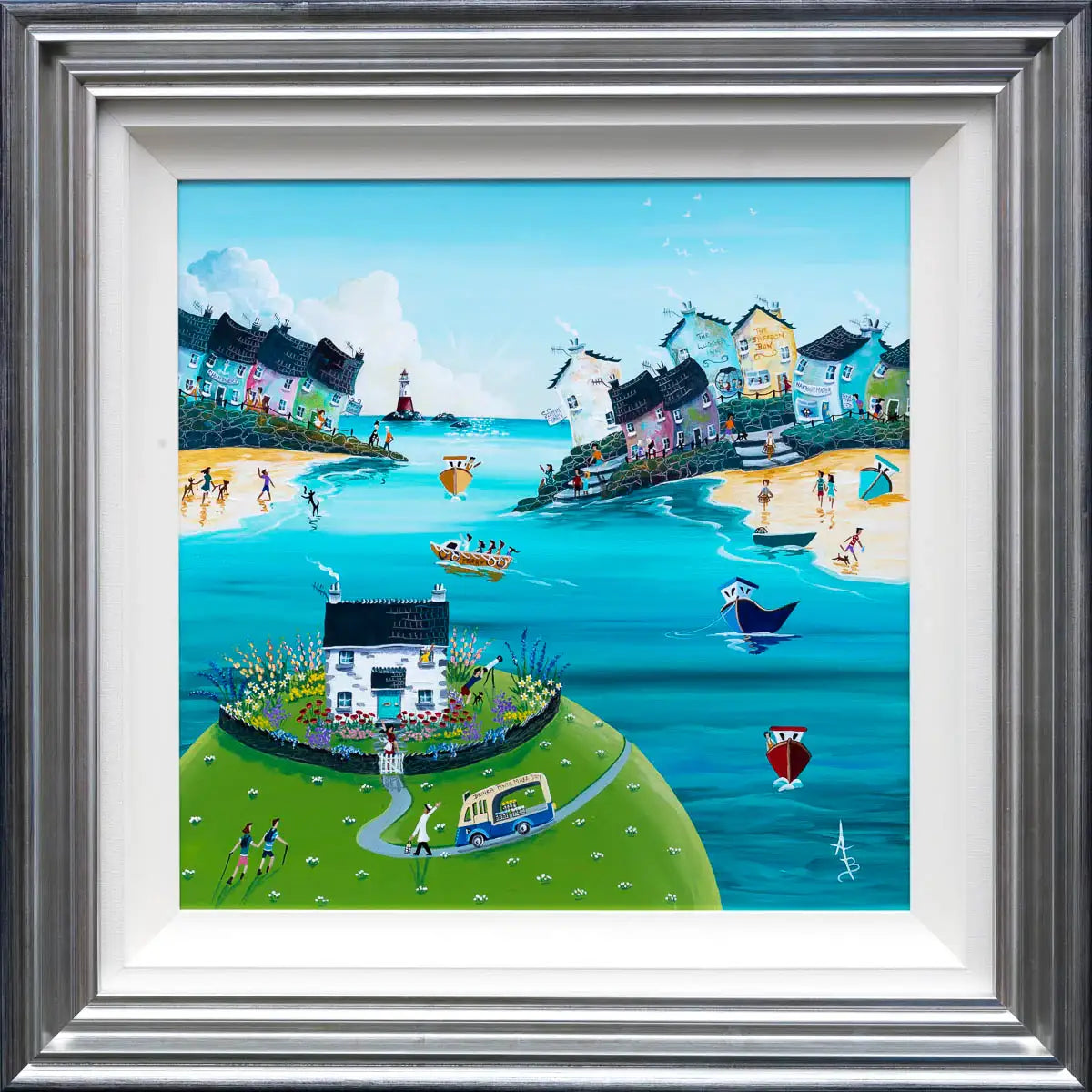 Delivery to Look Out Cottage - Original - SOLD by artist Anne Blundell - Wyecliffe Galleries