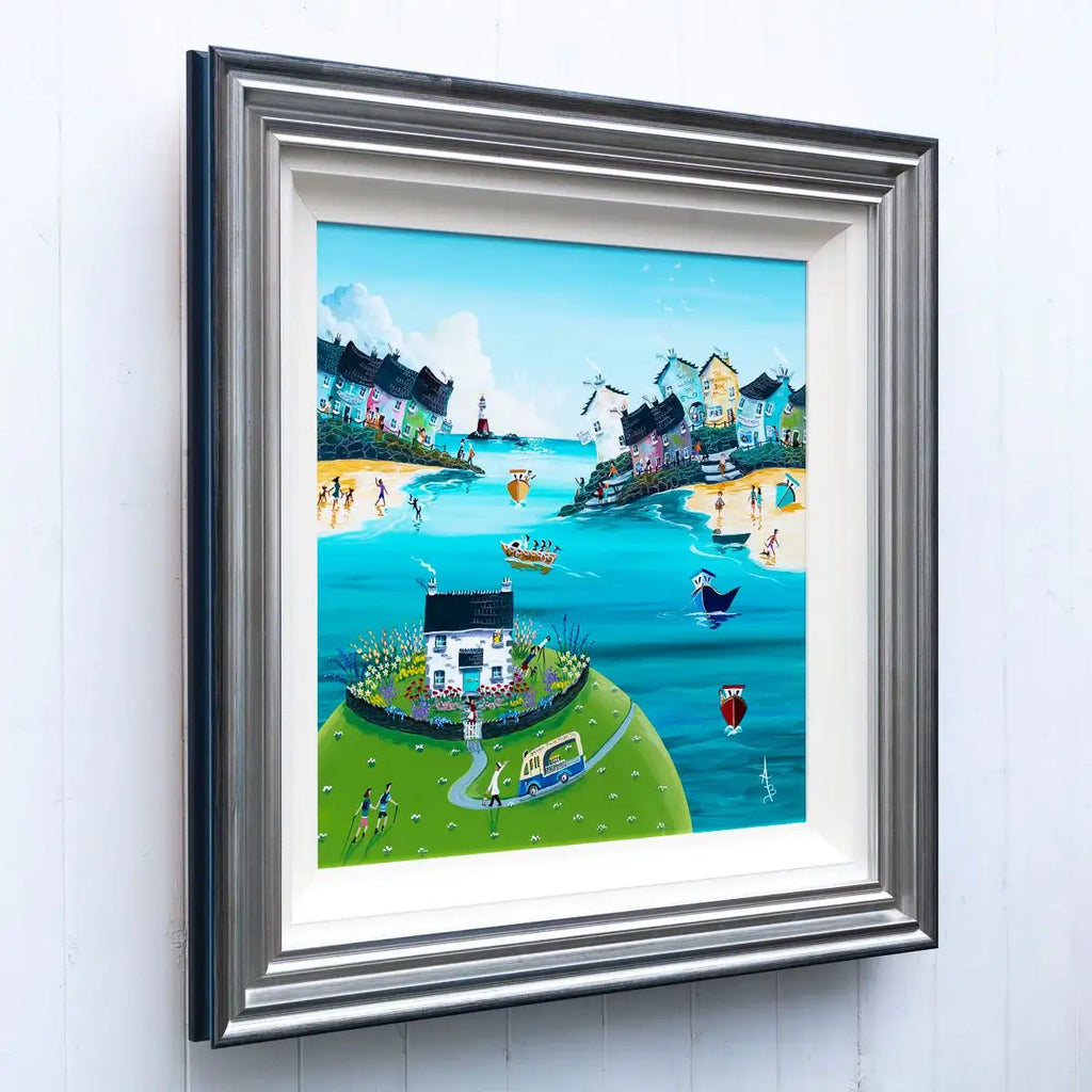 Delivery to Look Out Cottage - Original - SOLD by artist Anne Blundell - Wyecliffe Galleries