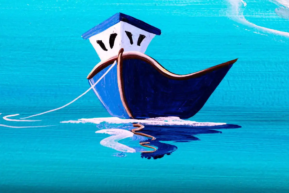 Delivery to Look Out Cottage - Original - SOLD by artist Anne Blundell - Wyecliffe Galleries