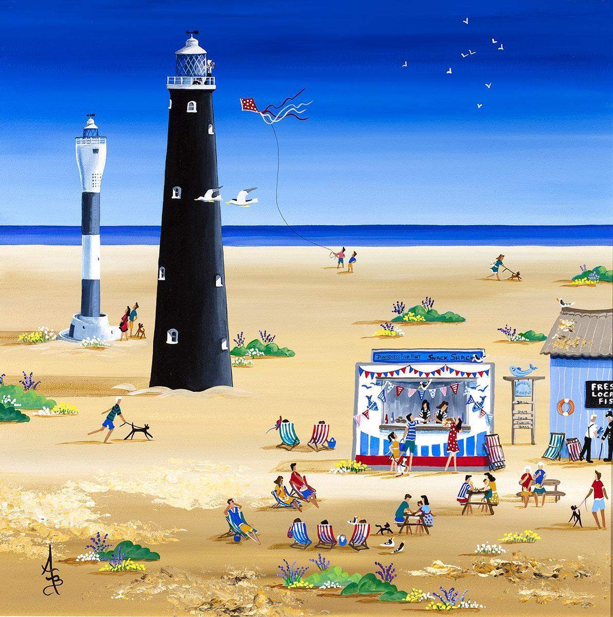 Dungeness - Original by artist Anne Blundell - Wyecliffe Galleries