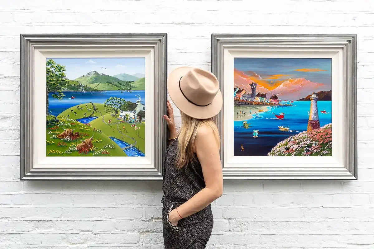 Eric in the Meadow - Original - SOLD by artist Anne Blundell - Wyecliffe Galleries