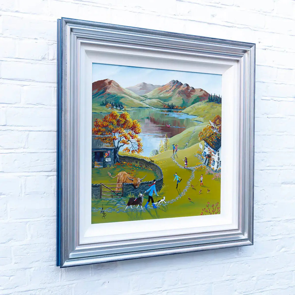 Eric Inspects The New Champion - Original - SOLD by artist Anne Blundell - Wyecliffe Galleries