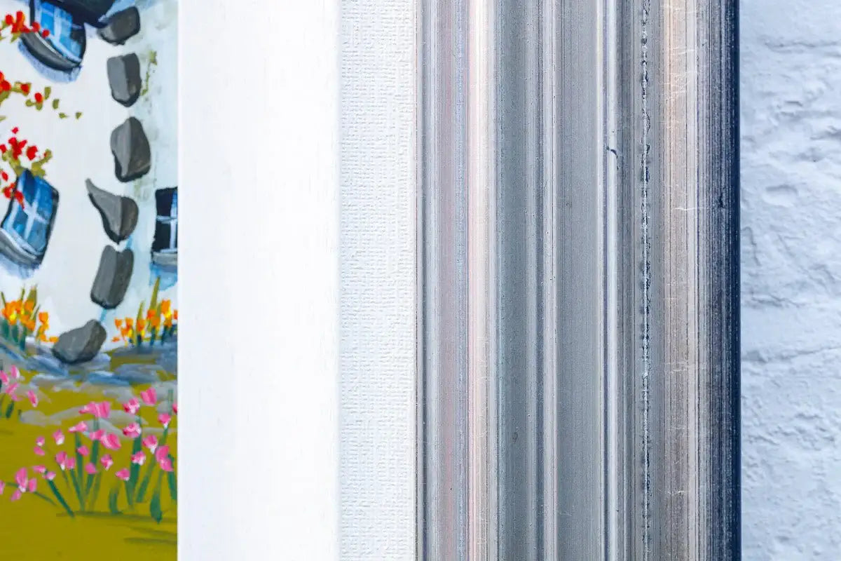 Eric Inspects The New Champion - Original - SOLD by artist Anne Blundell - Wyecliffe Galleries