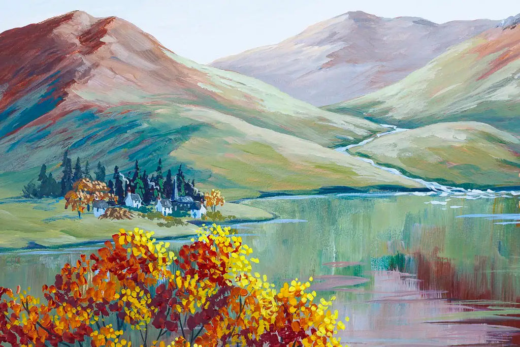 Eric Inspects The New Champion - Original - SOLD by artist Anne Blundell - Wyecliffe Galleries