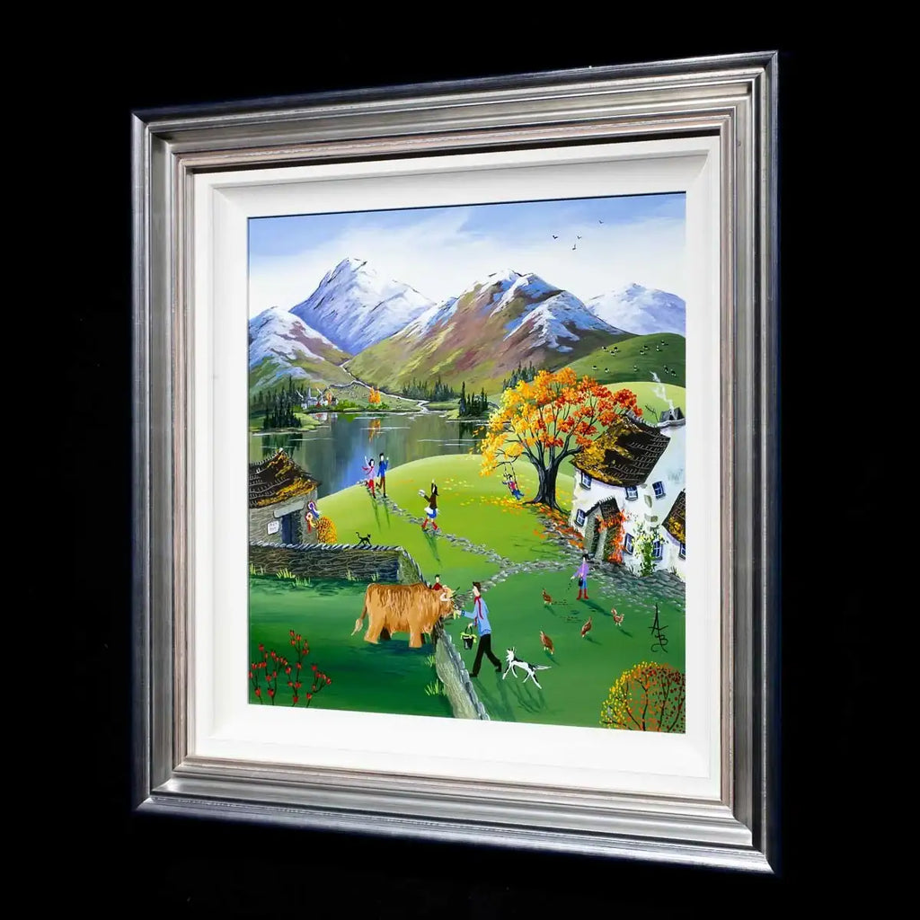 Eric's Treat - Original - SOLD by artist Anne Blundell - Wyecliffe Galleries