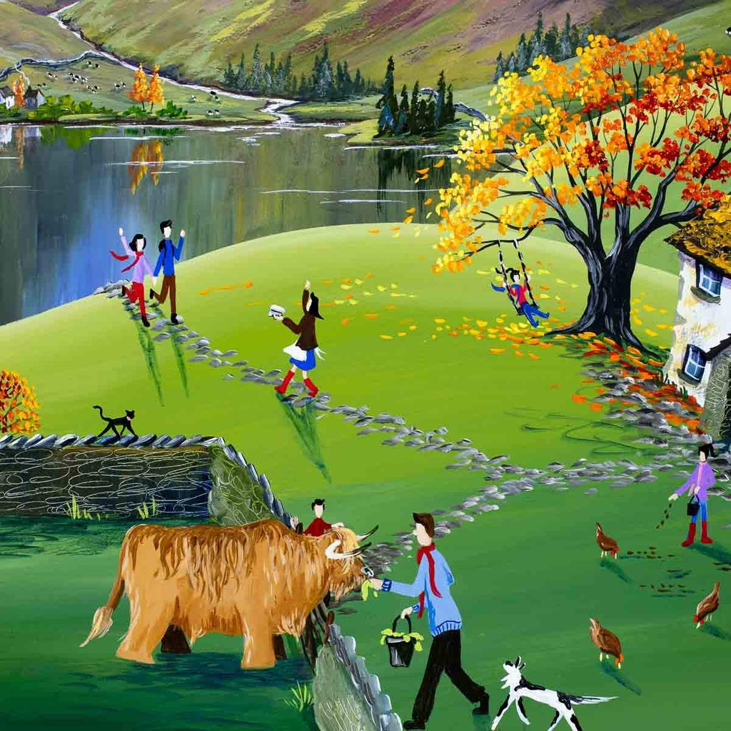 Eric's Treat - Original - SOLD by artist Anne Blundell - Wyecliffe Galleries