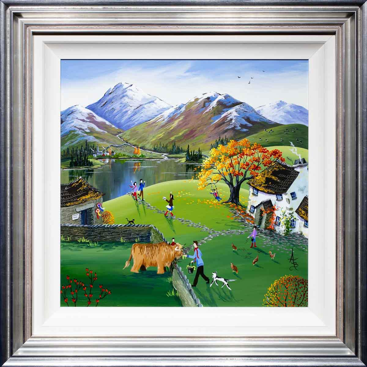 Eric's Treat - Original - SOLD by artist Anne Blundell - Wyecliffe Galleries