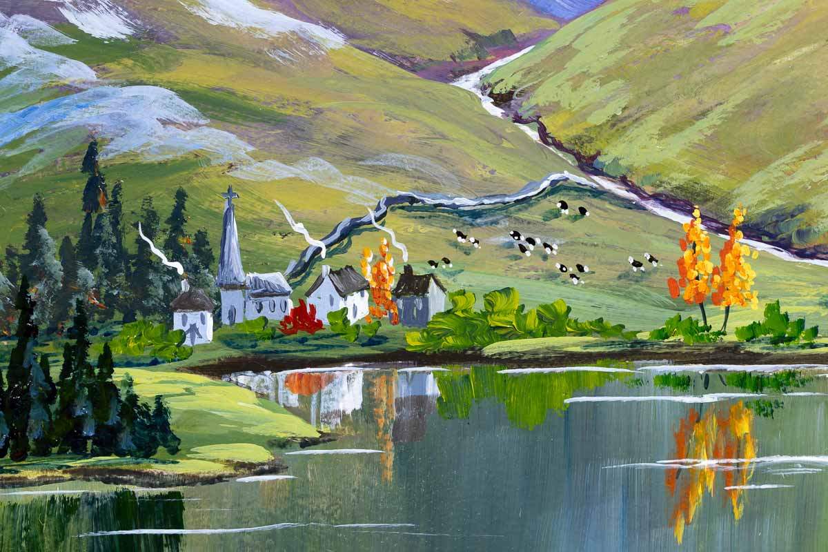 Eric's Treat - Original - SOLD by artist Anne Blundell - Wyecliffe Galleries