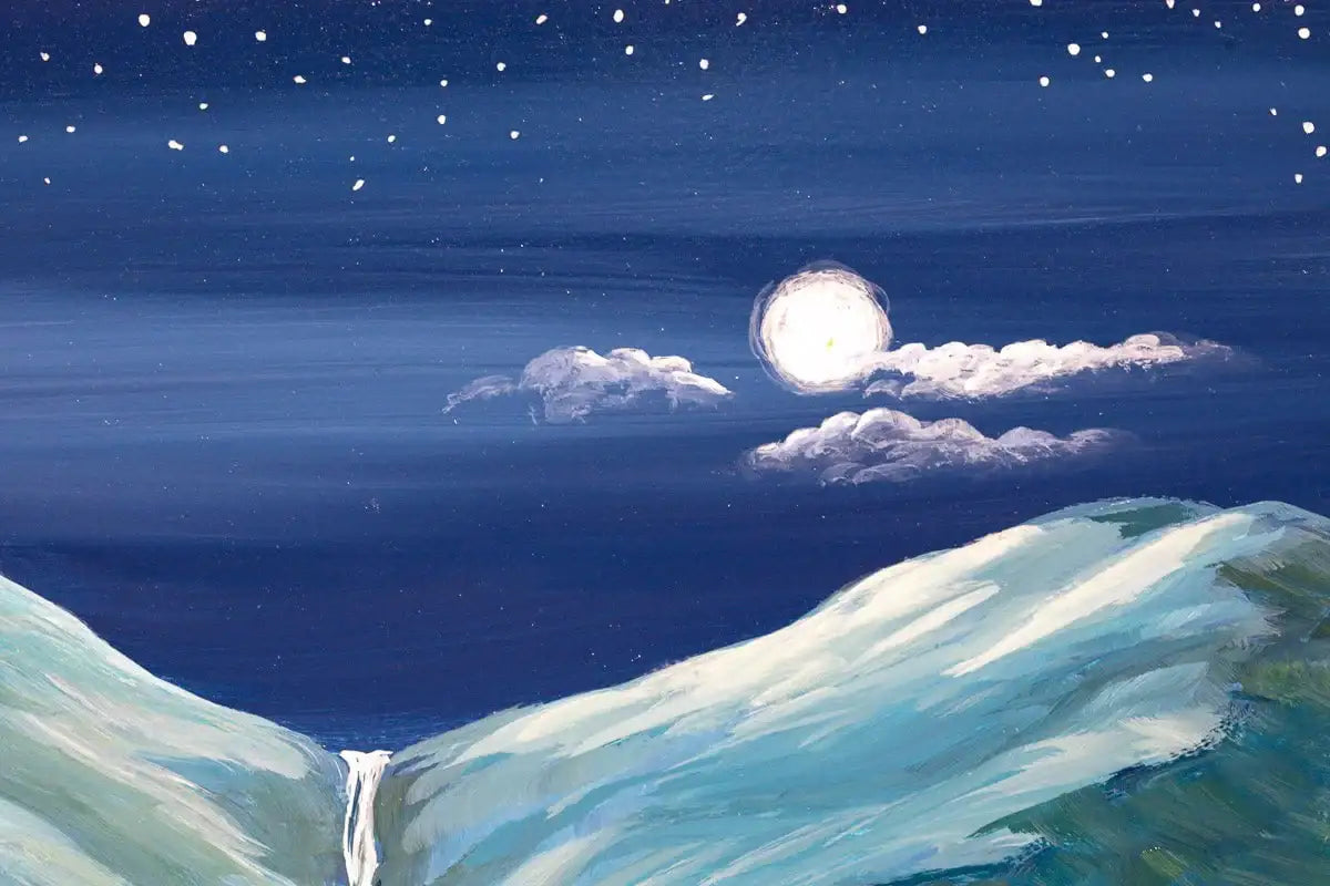 Evening Walk Home - Original - SOLD by artist Anne Blundell - Wyecliffe Galleries