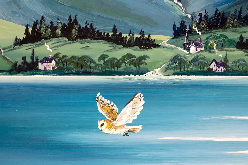 Evening Walk Home - Original - SOLD by artist Anne Blundell - Wyecliffe Galleries